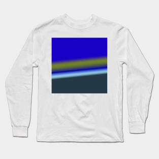 BLUE GREEN PINK TEXTURE ART Long Sleeve T-Shirt